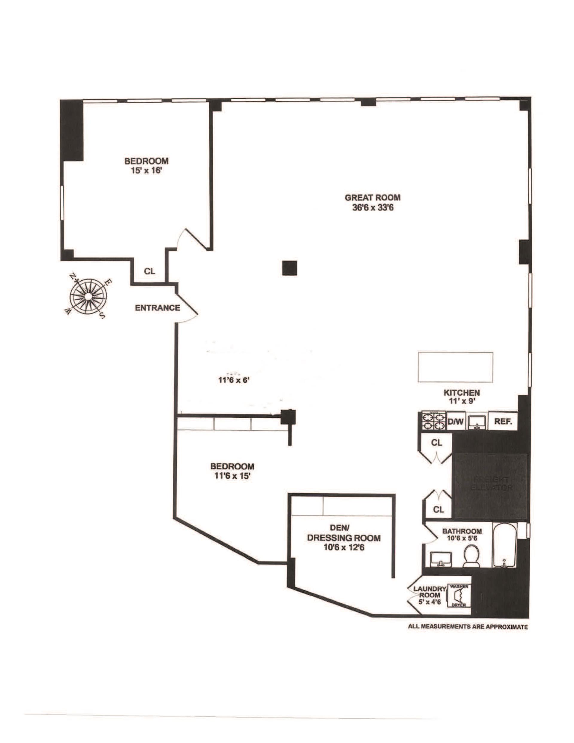 Floorplan for 237 Lafayette Street, 9W