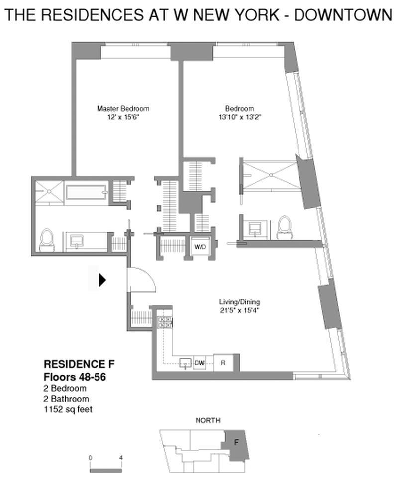 Floorplan for 123 Washington Street, 53F