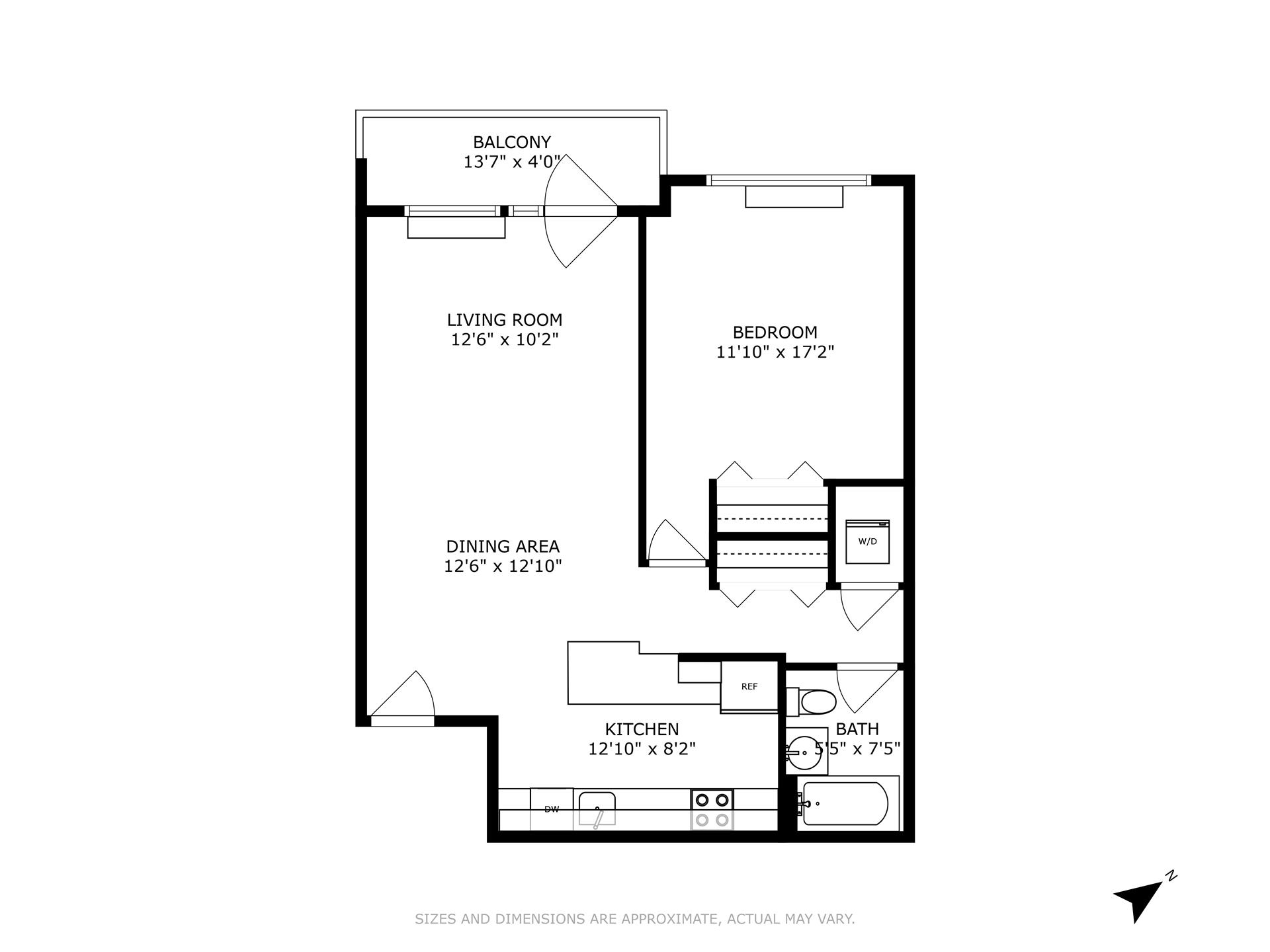 Floorplan for 715 Fox Street, 4G