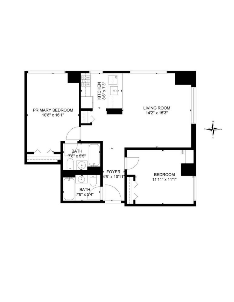 Floorplan for 199 Bowery, 5A