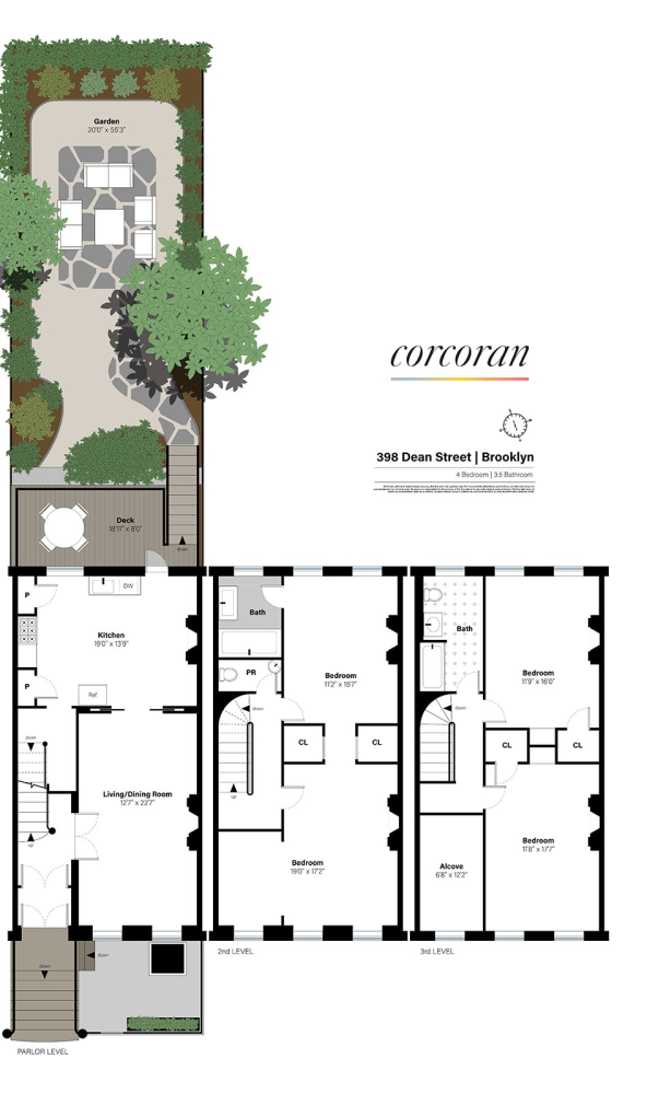 Floorplan for 398 Dean Street, 2