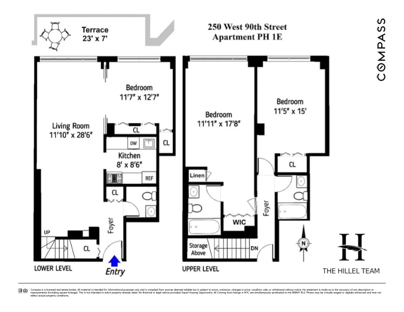 Floorplan for 250 West 90th Street, PH1E