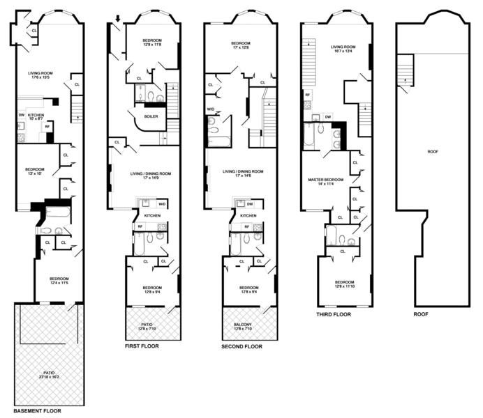 Floorplan for 471 West 140th Street