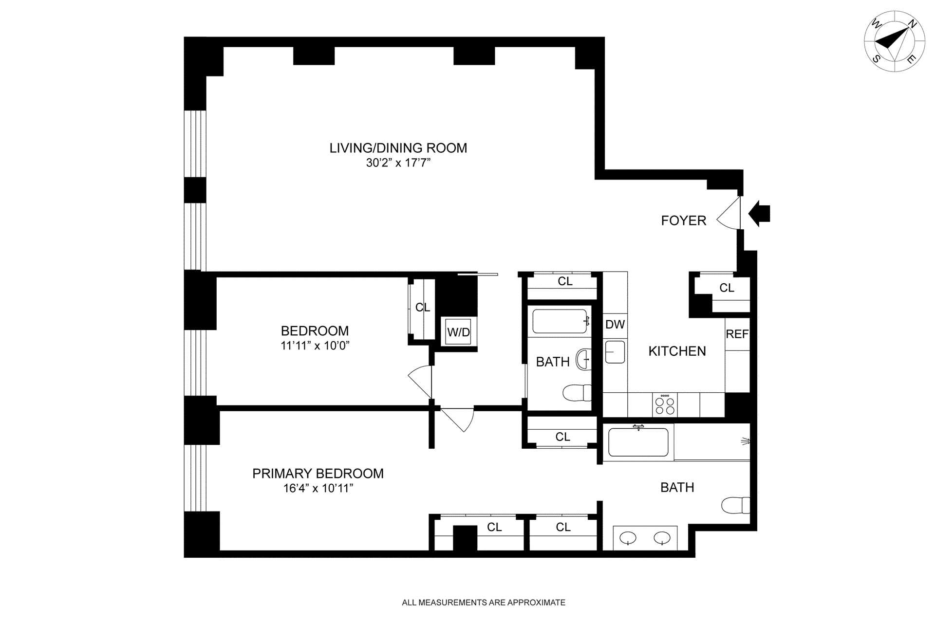 Floorplan for 88 Lexington Avenue, 507