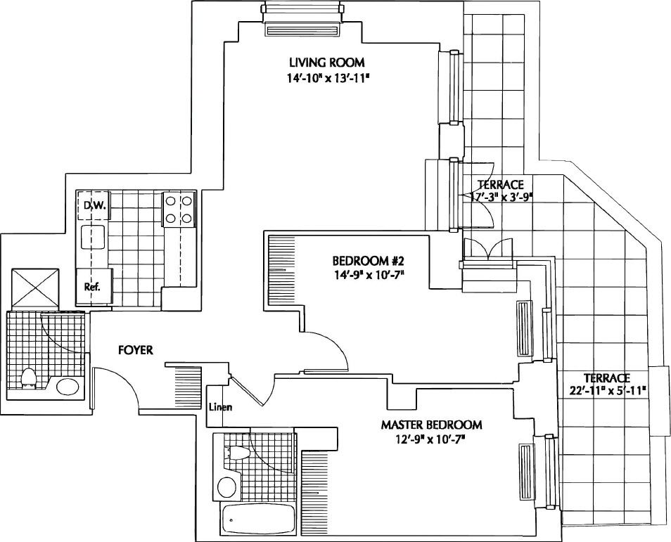 Floorplan for 21 West Street, 29-A