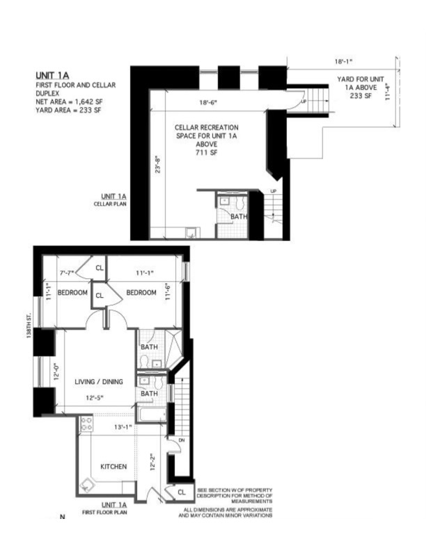 Floorplan for 555 Lenox Avenue, 1A