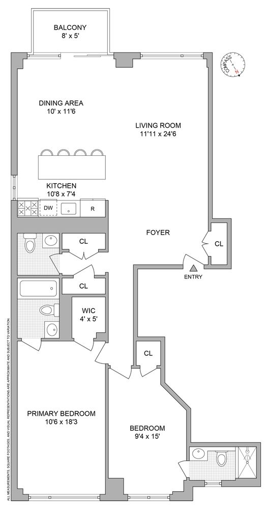 Floorplan for 111 East 30th Street, 14A