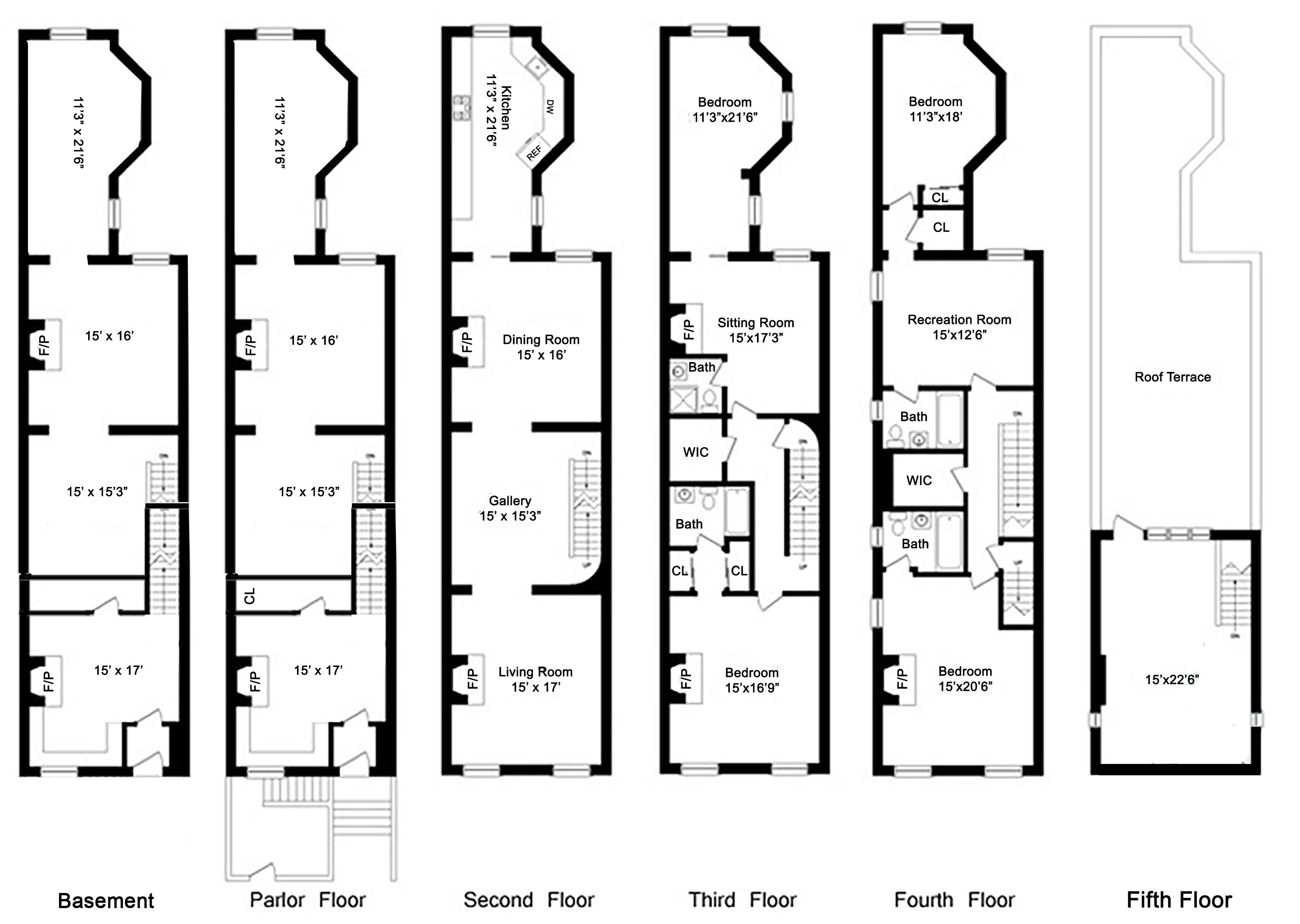 Floorplan for 112 East 35th Street, HOUSE