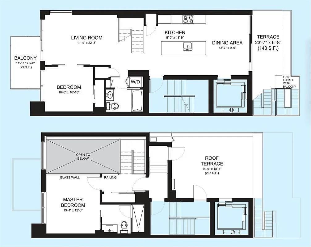 Floorplan for 179 Ludlow Street, PH