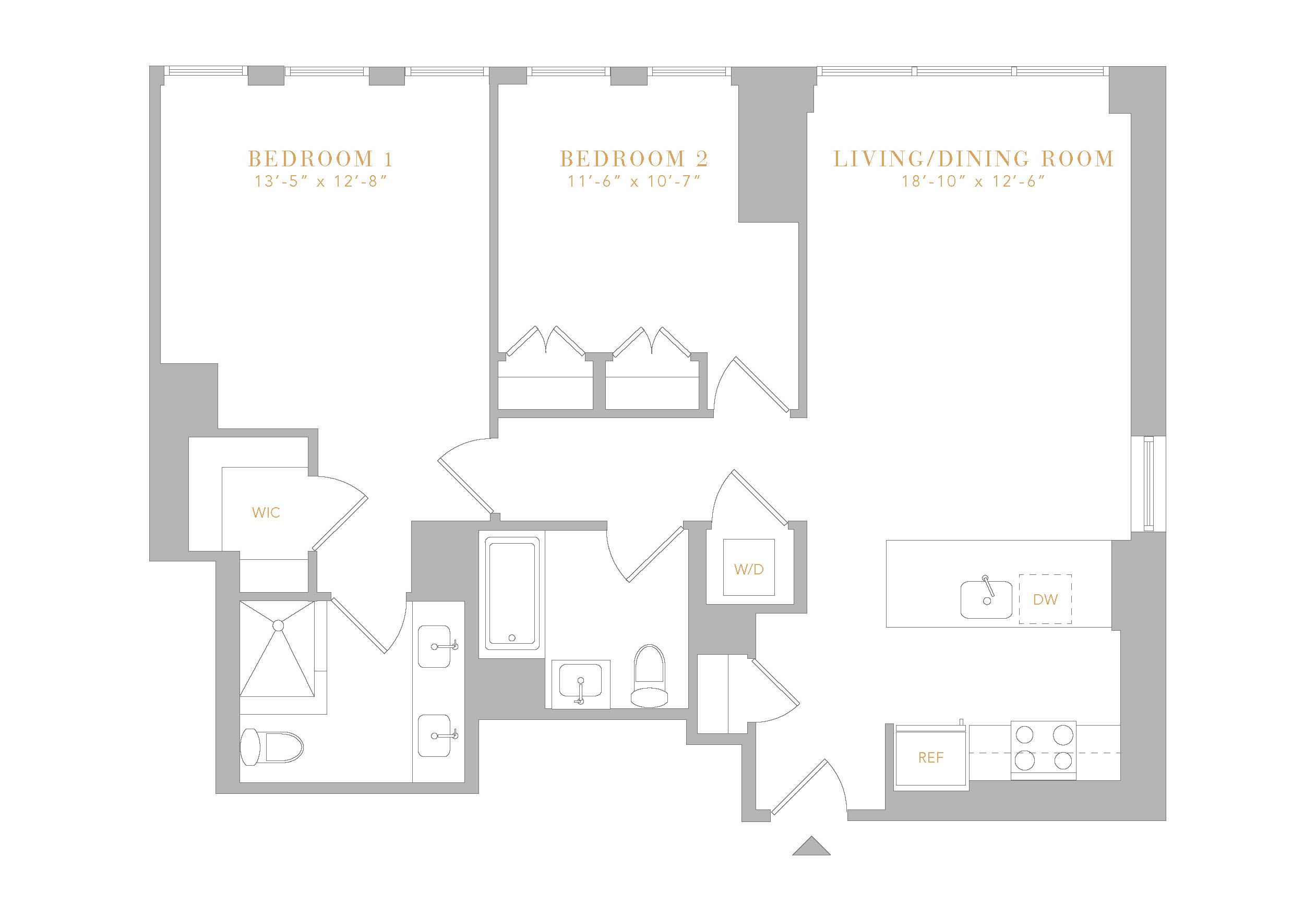 Floorplan for 7 West 21st Street, 1905