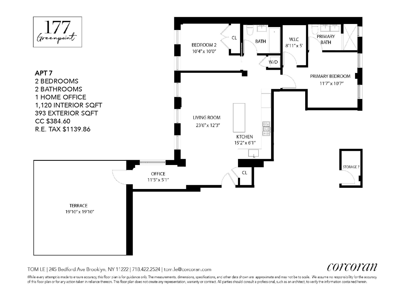 Floorplan for 177 Greenpoint Avenue, 7