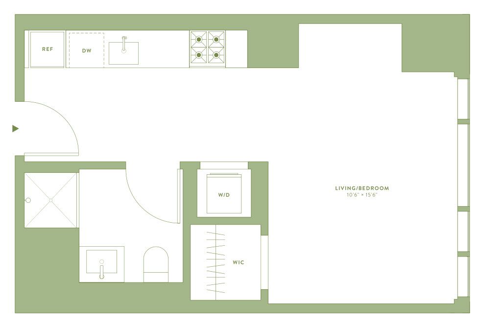 Floorplan for 196 Willoughby Street, 33-B