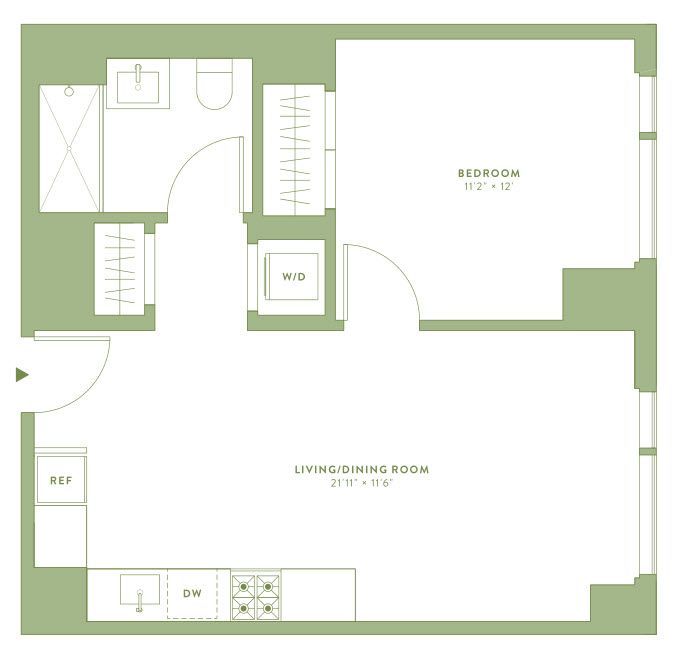 Floorplan for 196 Willoughby Street, 33-C