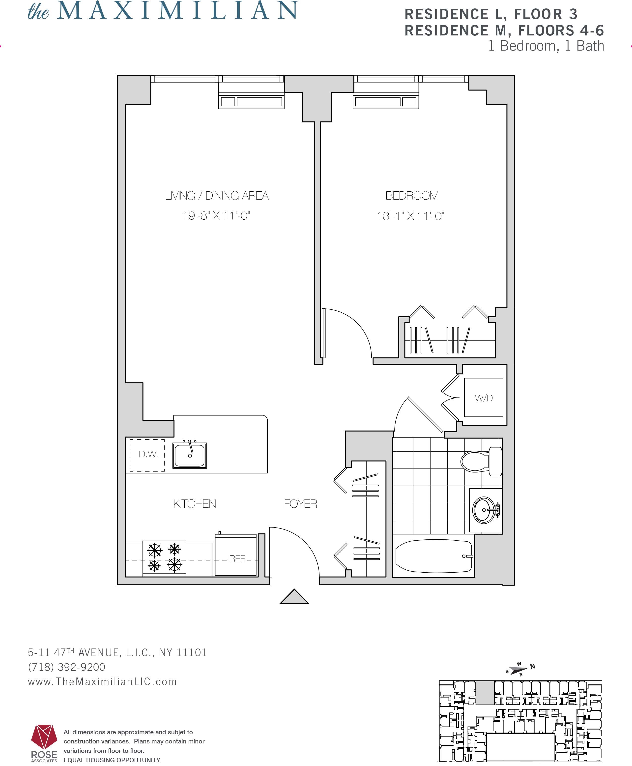 Floorplan for 5-11 47th Avenue, 3-L