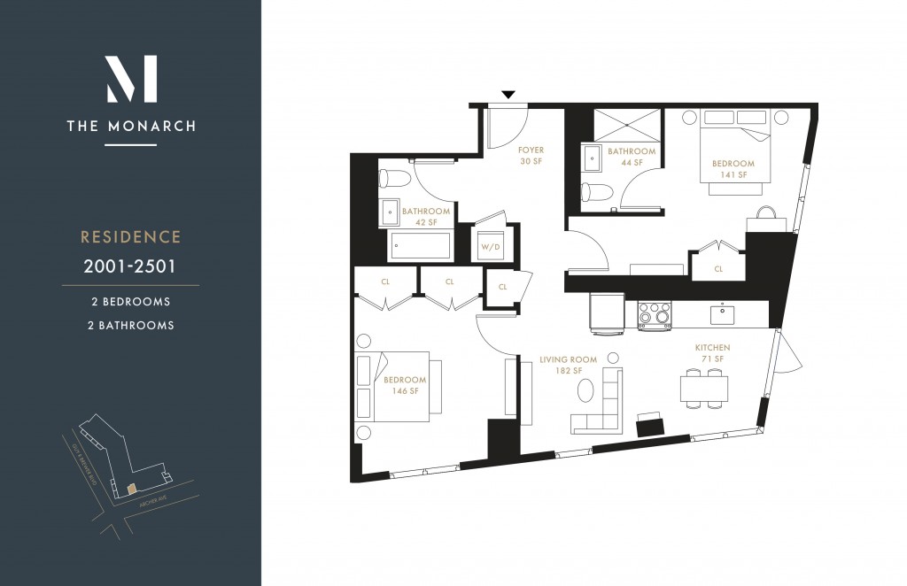 Floorplan for 92-29 Guy R Brewer Boulevard, PH-2401