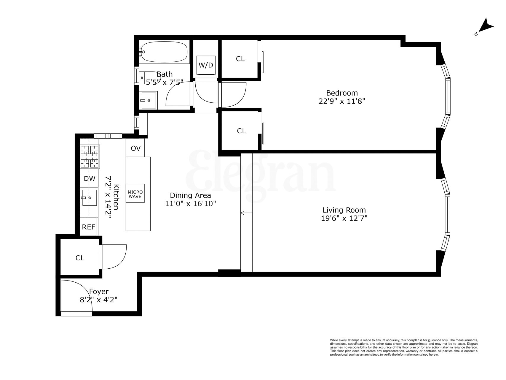 Floorplan for 155 West 20th Street, 3-D