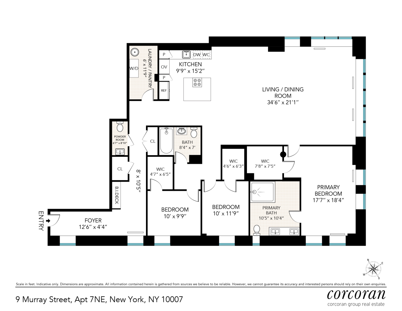 Floorplan for 9 Murray Street, 7NE