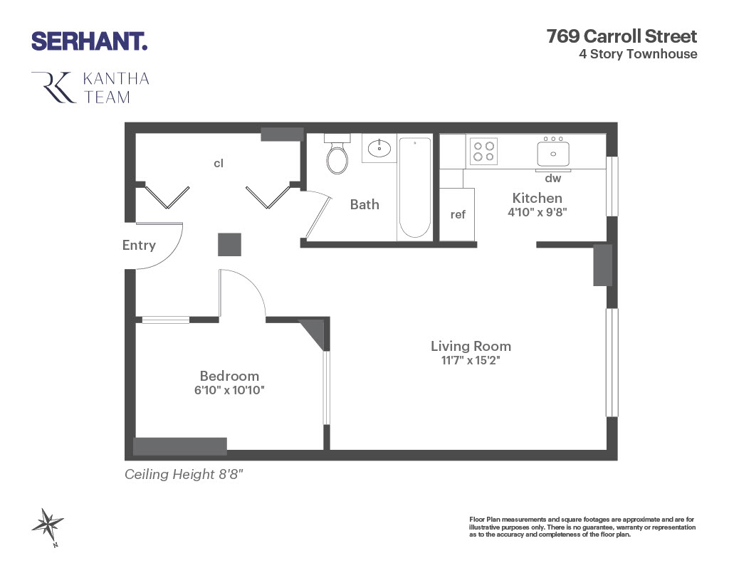 Floorplan for 161 West 16th Street, 6I