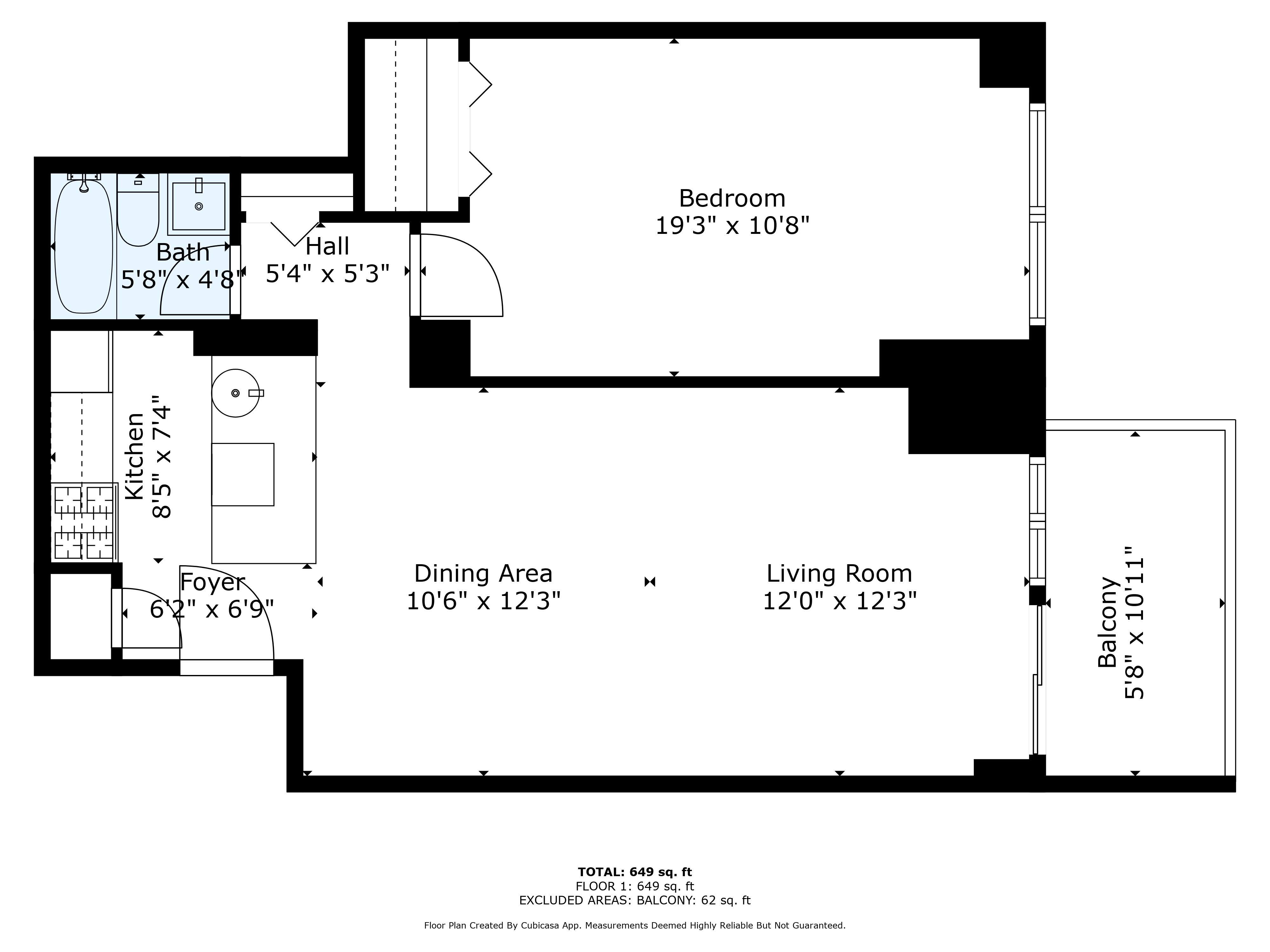 Floorplan for 200 Rector Place, 16F