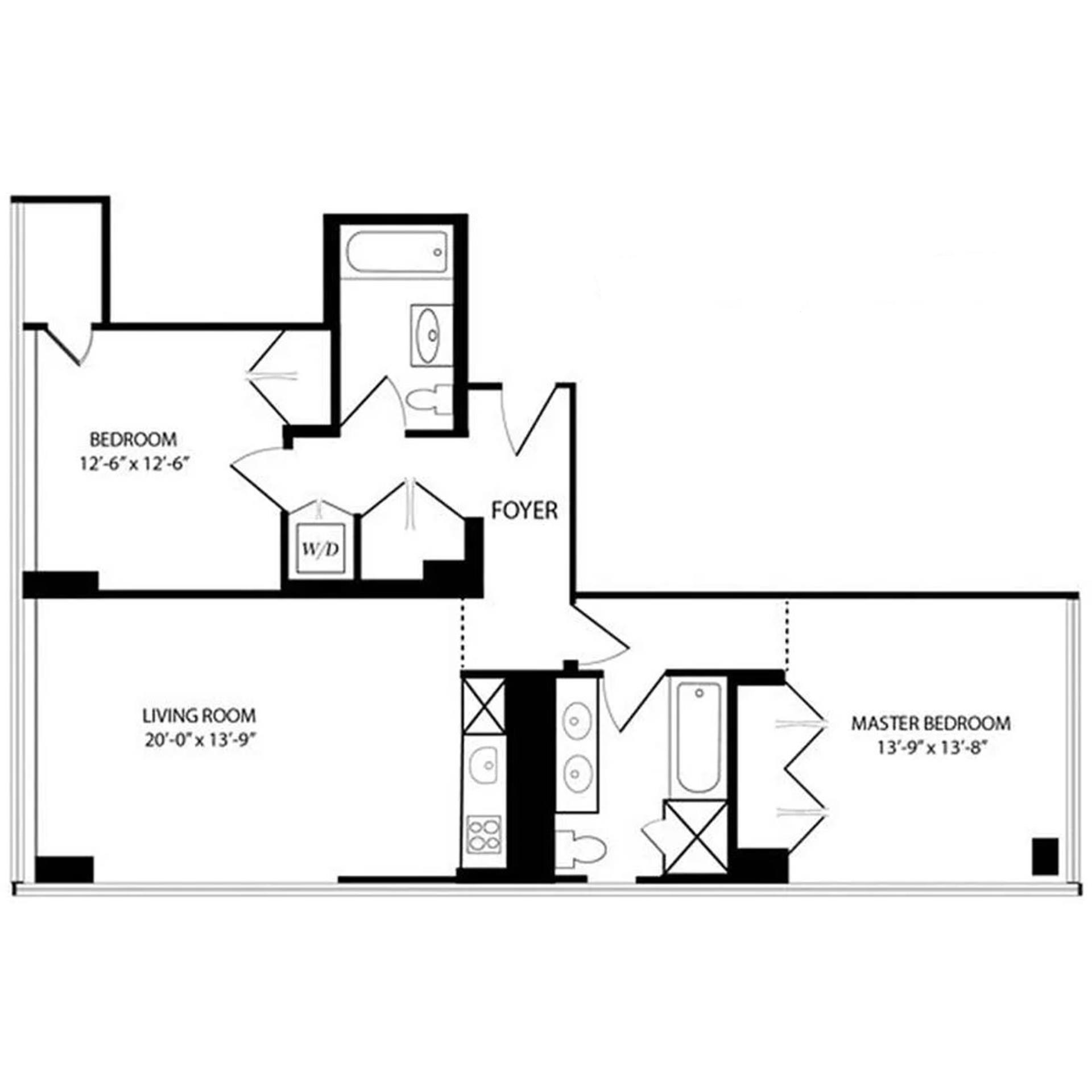 Floorplan for 18 West 48th Street, 33A