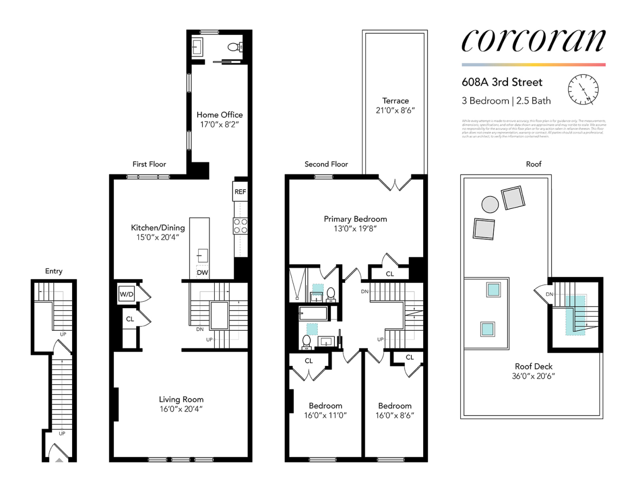 Floorplan for 608 3rd Street, 2