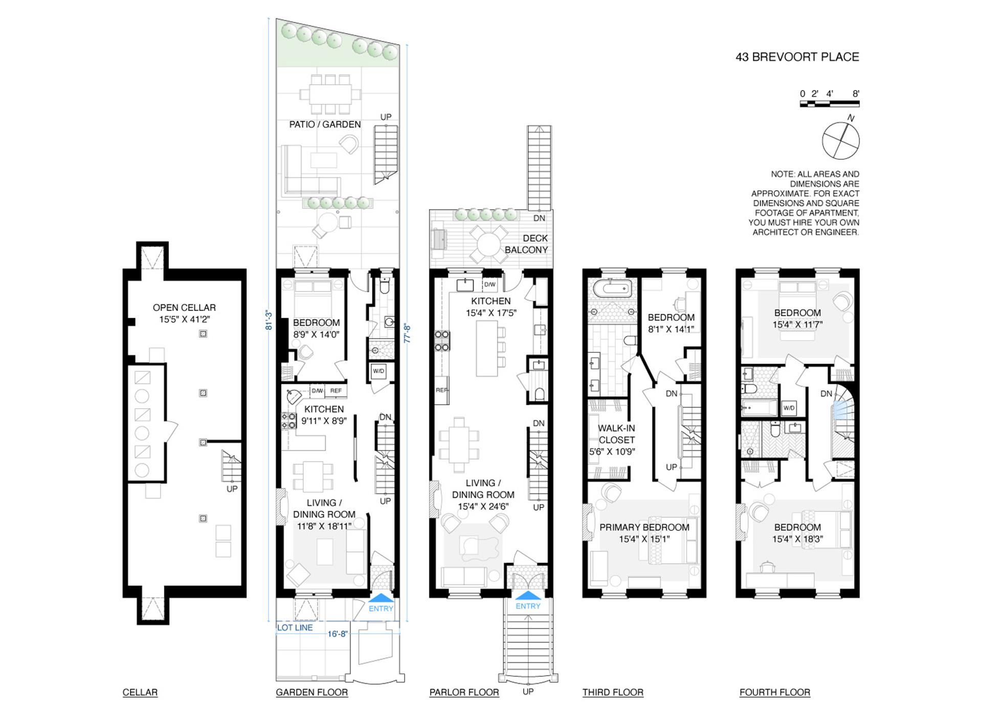 Floorplan for 43 Brevoort Place