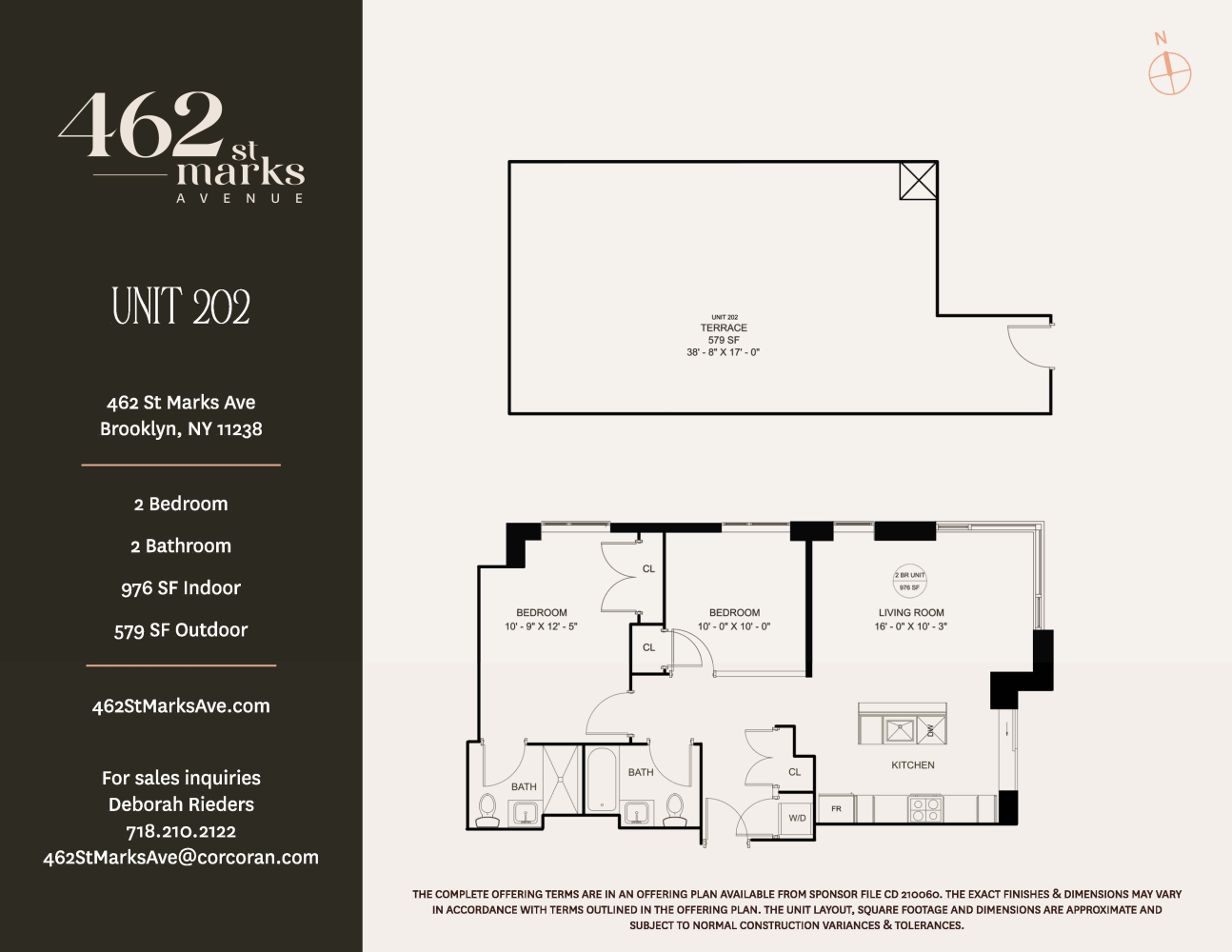 Floorplan for 462 St Marks Avenue, 202