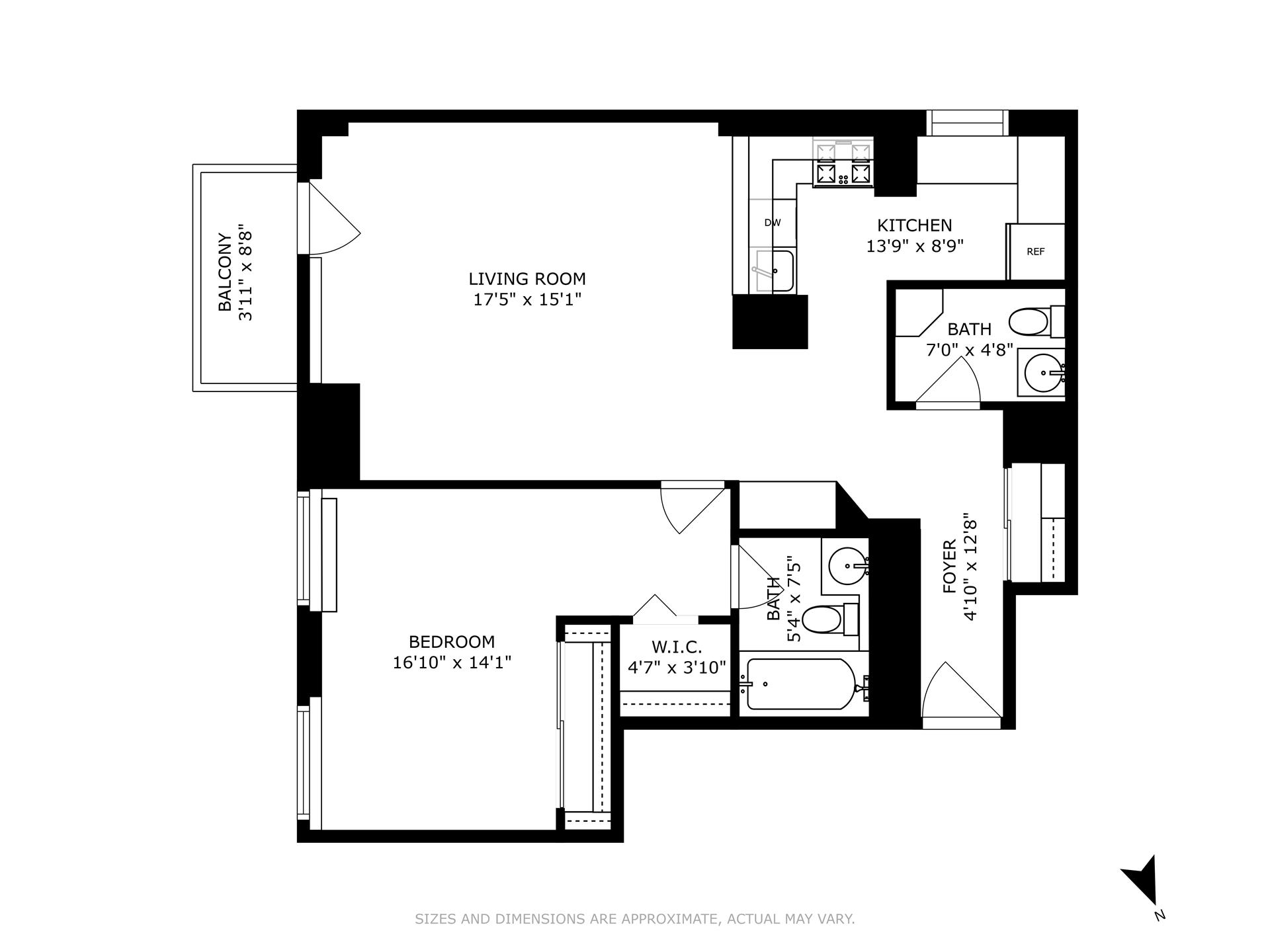 Floorplan for 250 East 40th Street, 30F