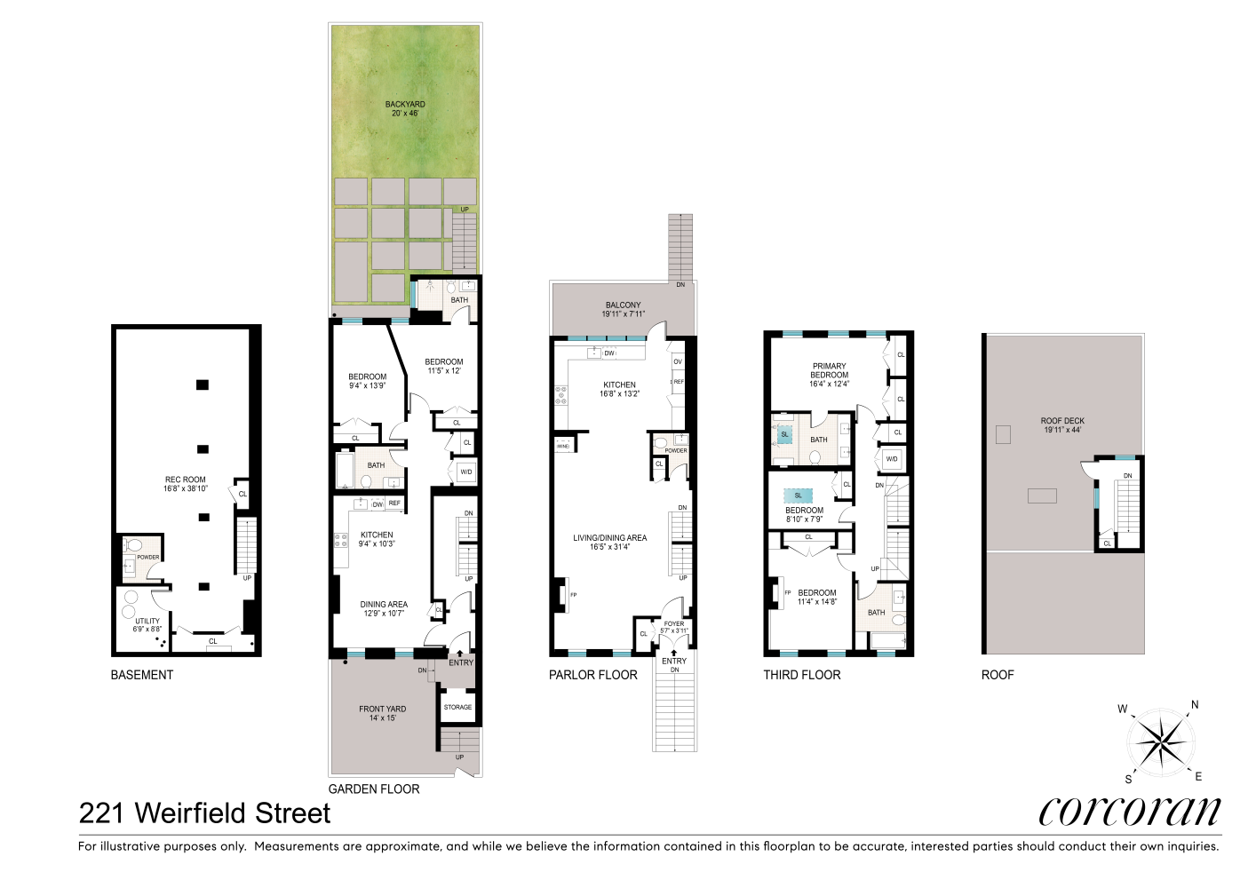 Floorplan for 221 Weirfield Street