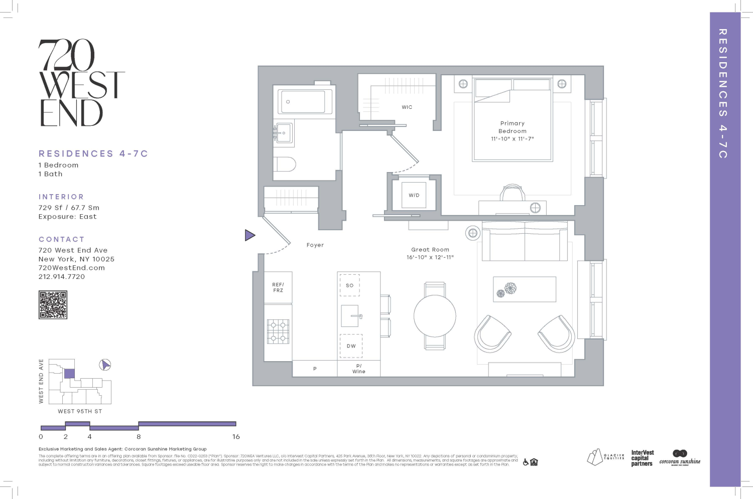 Floorplan for 720 West End Avenue, 6C