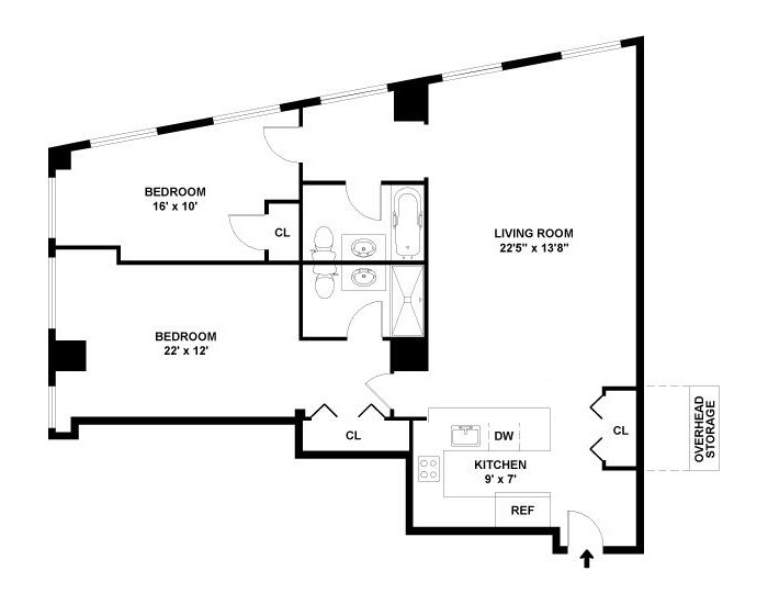 Floorplan for 80 John Street, 7F