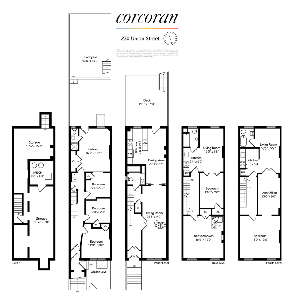 Floorplan for 230 Union Street