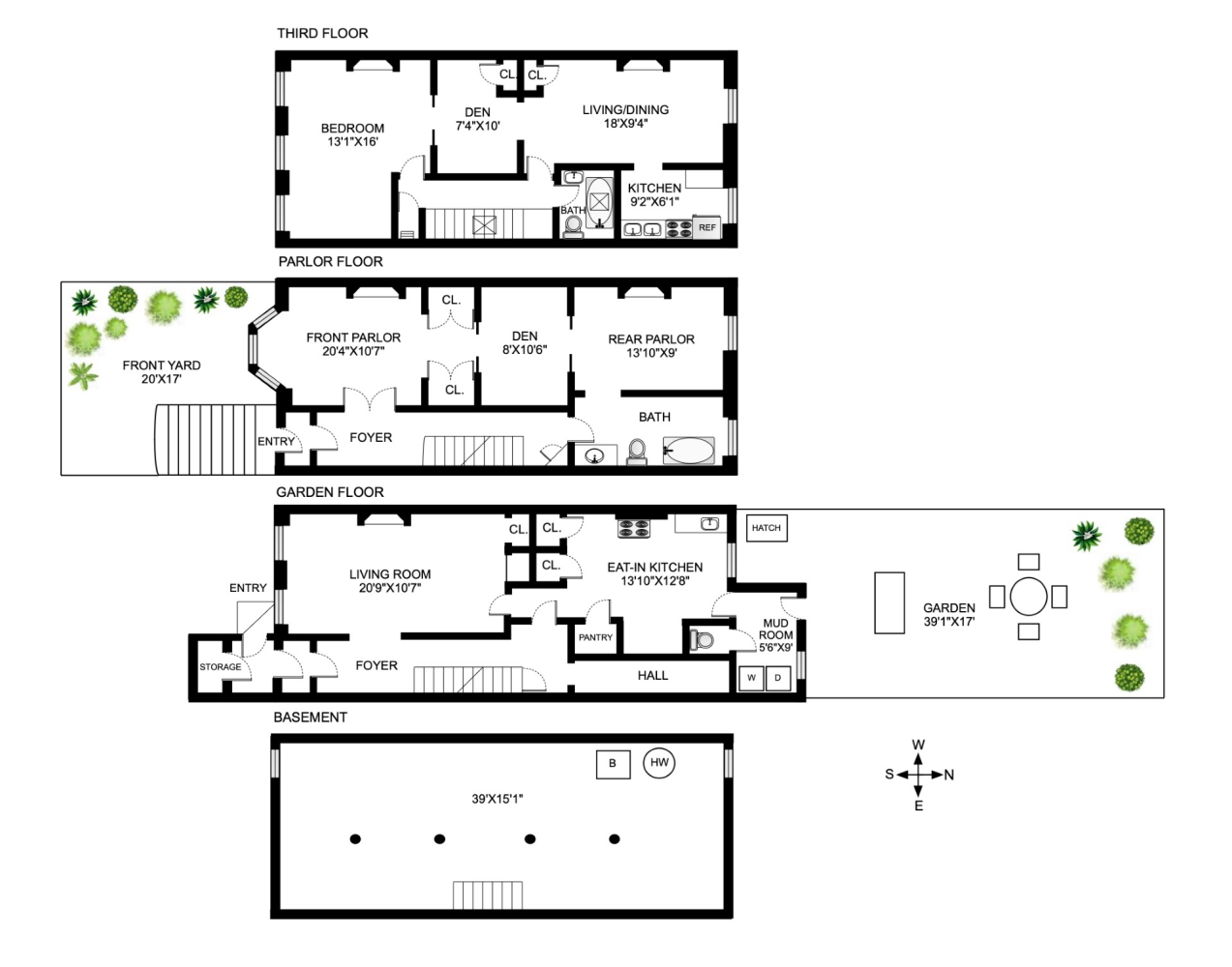 Floorplan for 271 11th Street