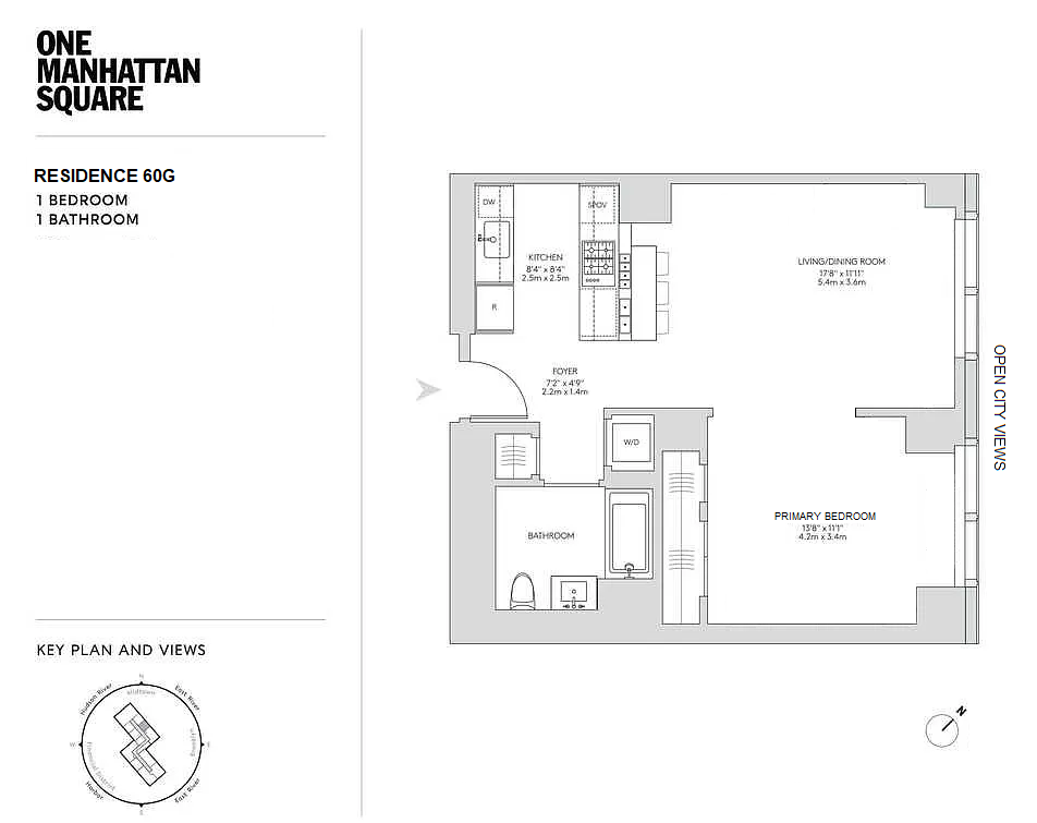 Floorplan for 252 South Street, 60G