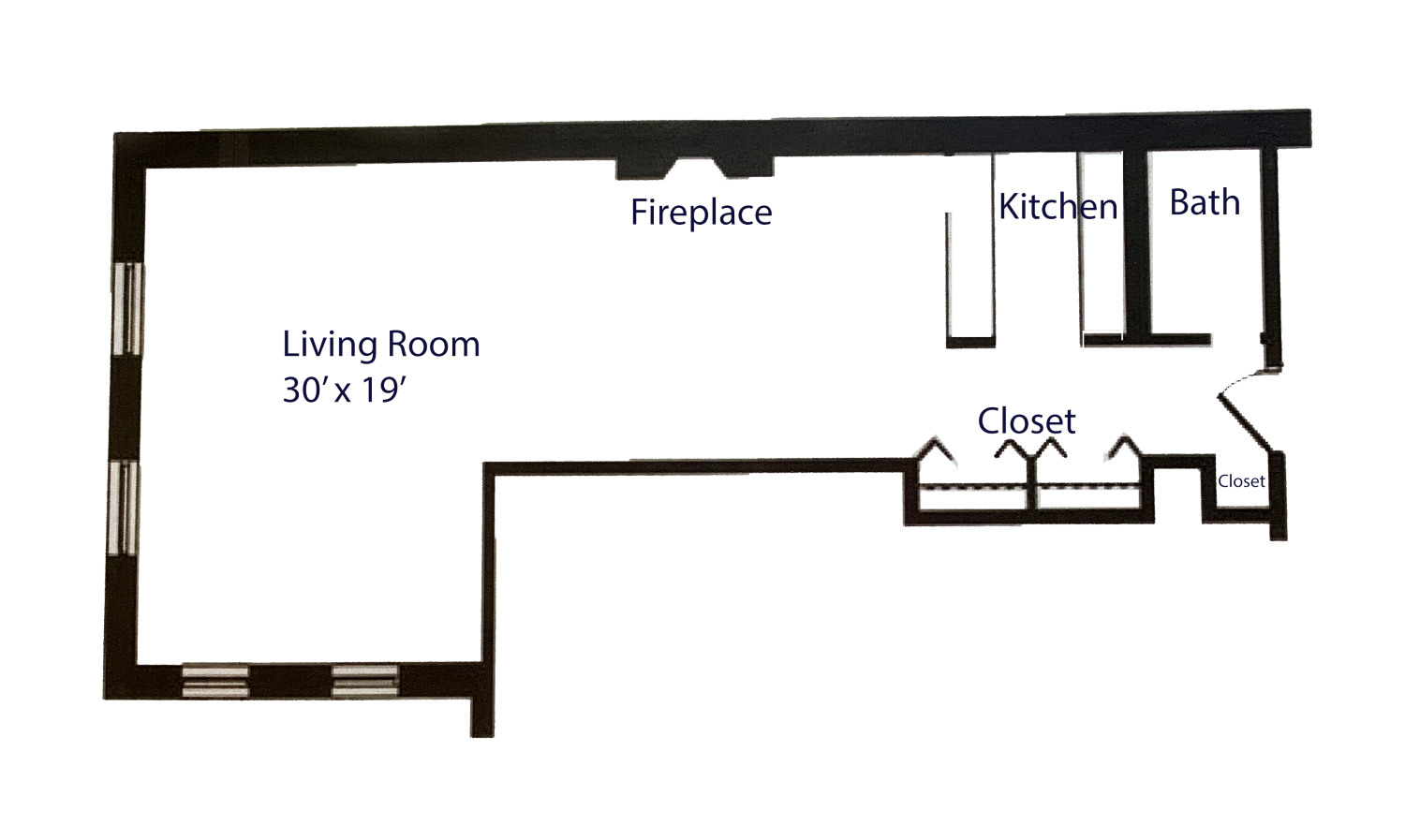 Floorplan for 324 Pearl Street, 3G