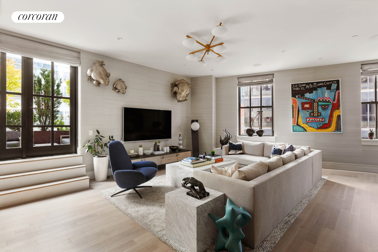 100 Barclay Street 14D, Tribeca, Downtown, NYC - 4 Bedrooms  
5 Bathrooms  
8 Rooms - 