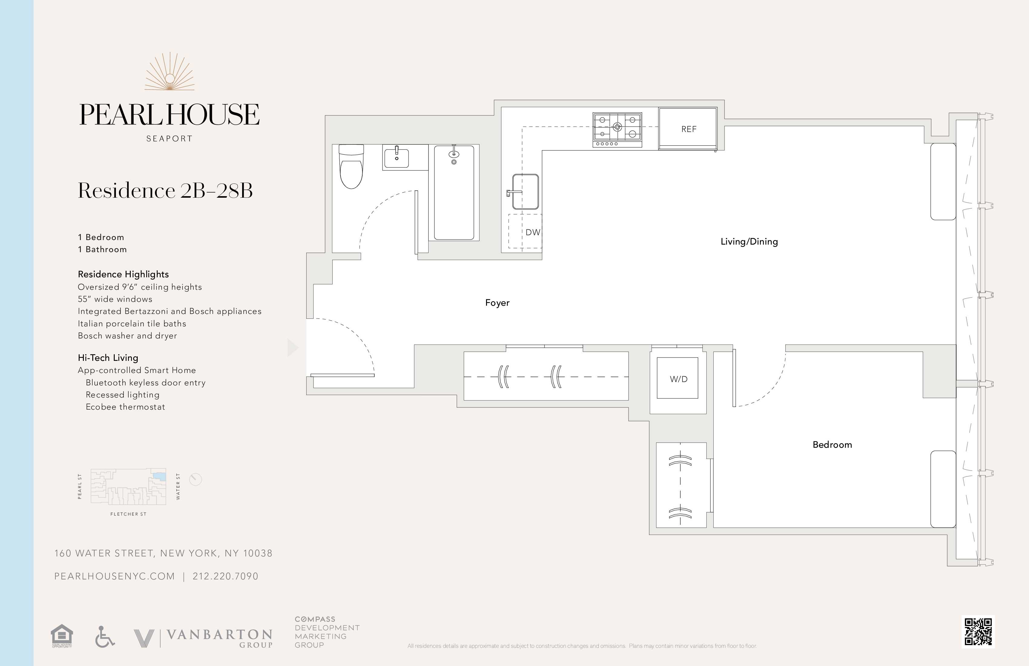 Floorplan for 160 Water Street, 14B