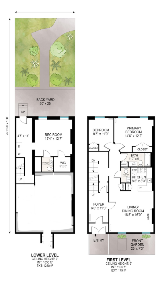 Floorplan for 83 Douglass Street, 1