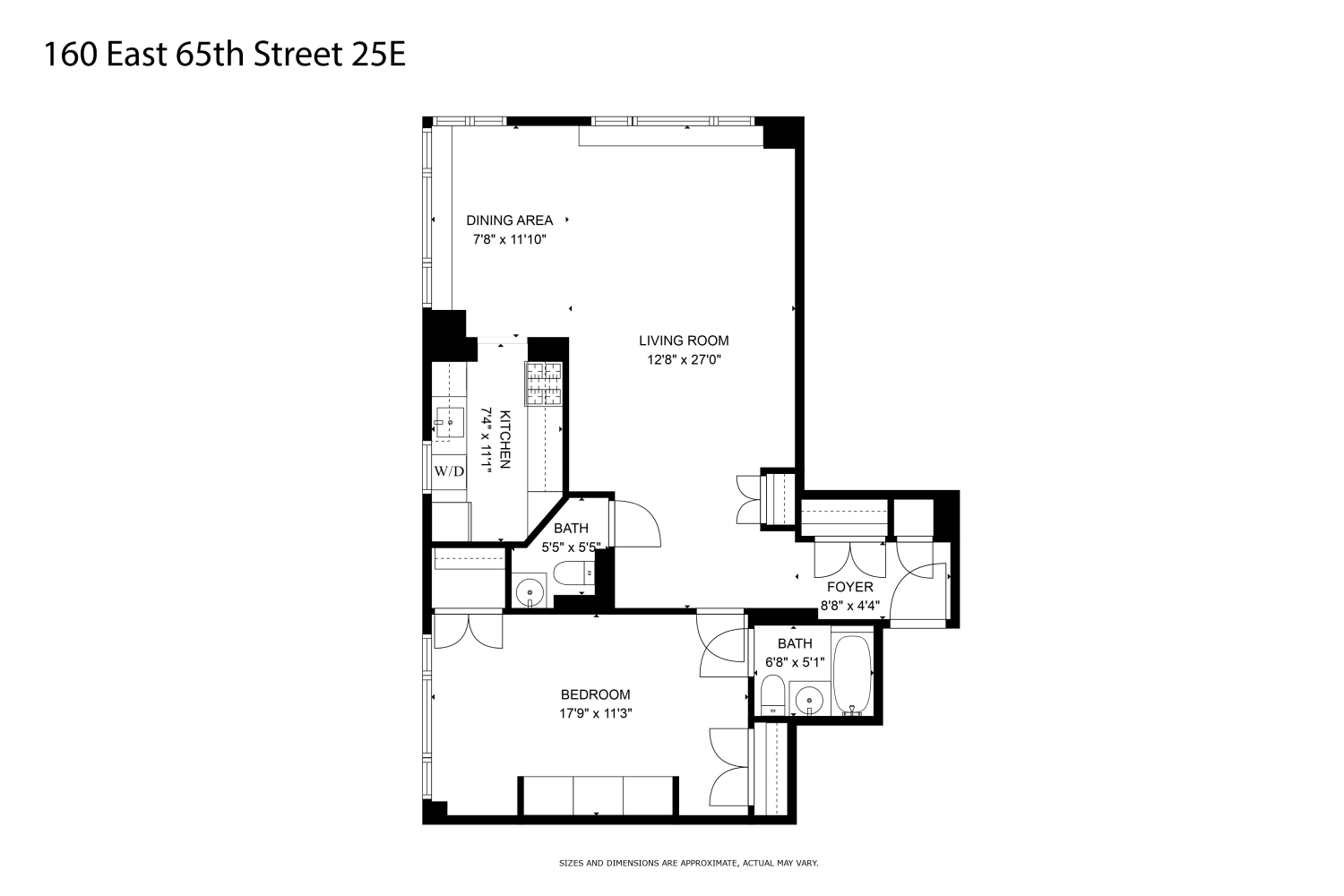 Floorplan for 160 East 65th Street, 25E