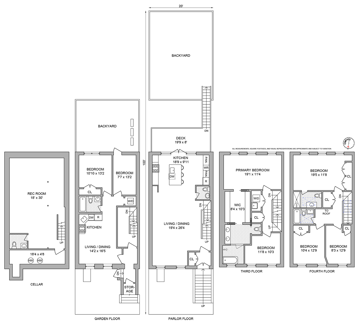 Floorplan for 198 Madison Street