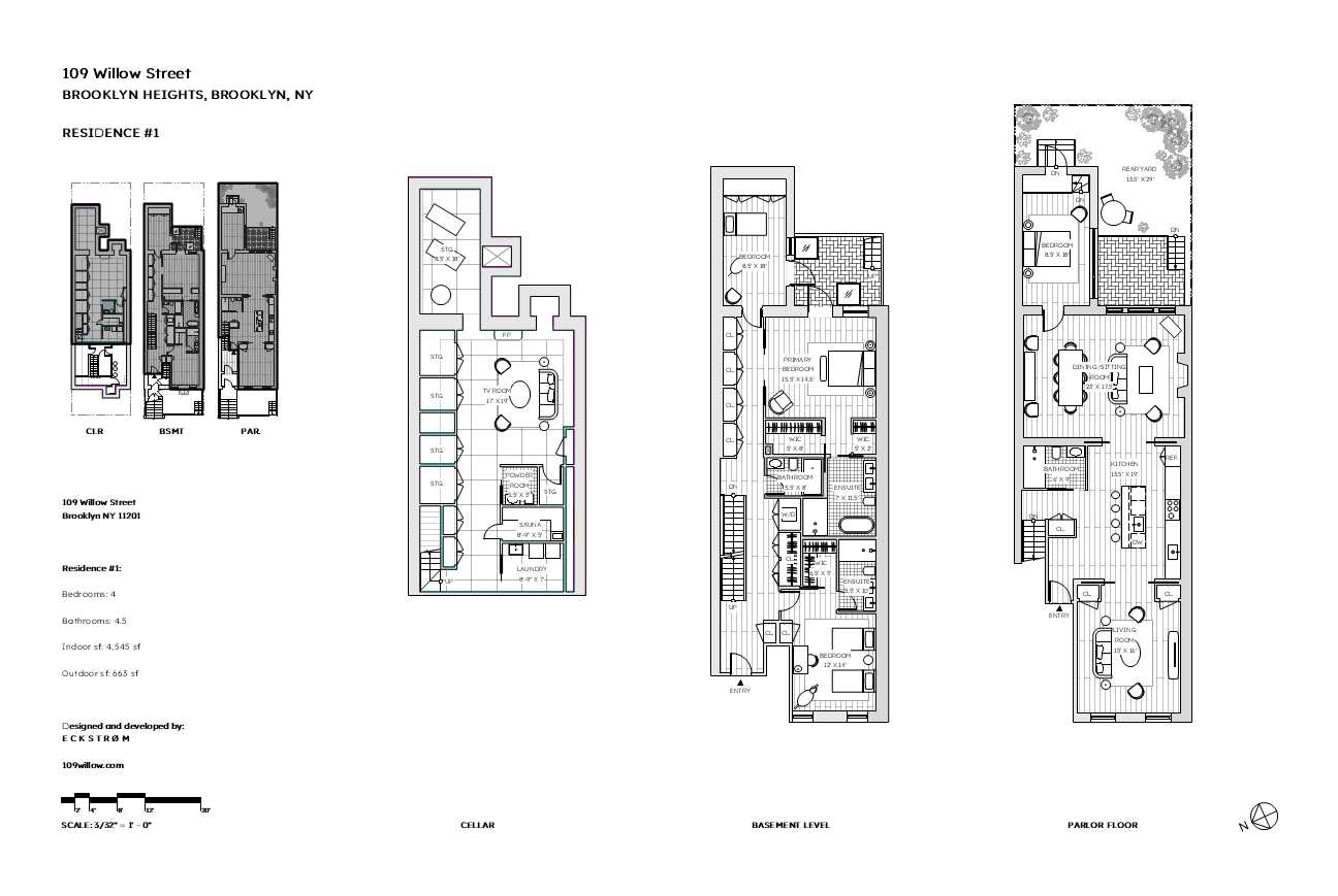 Floorplan for 109 Willow Street, 1