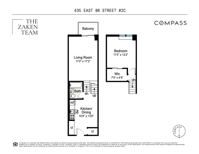 Floorplan for 435 East 86th Street, 2C