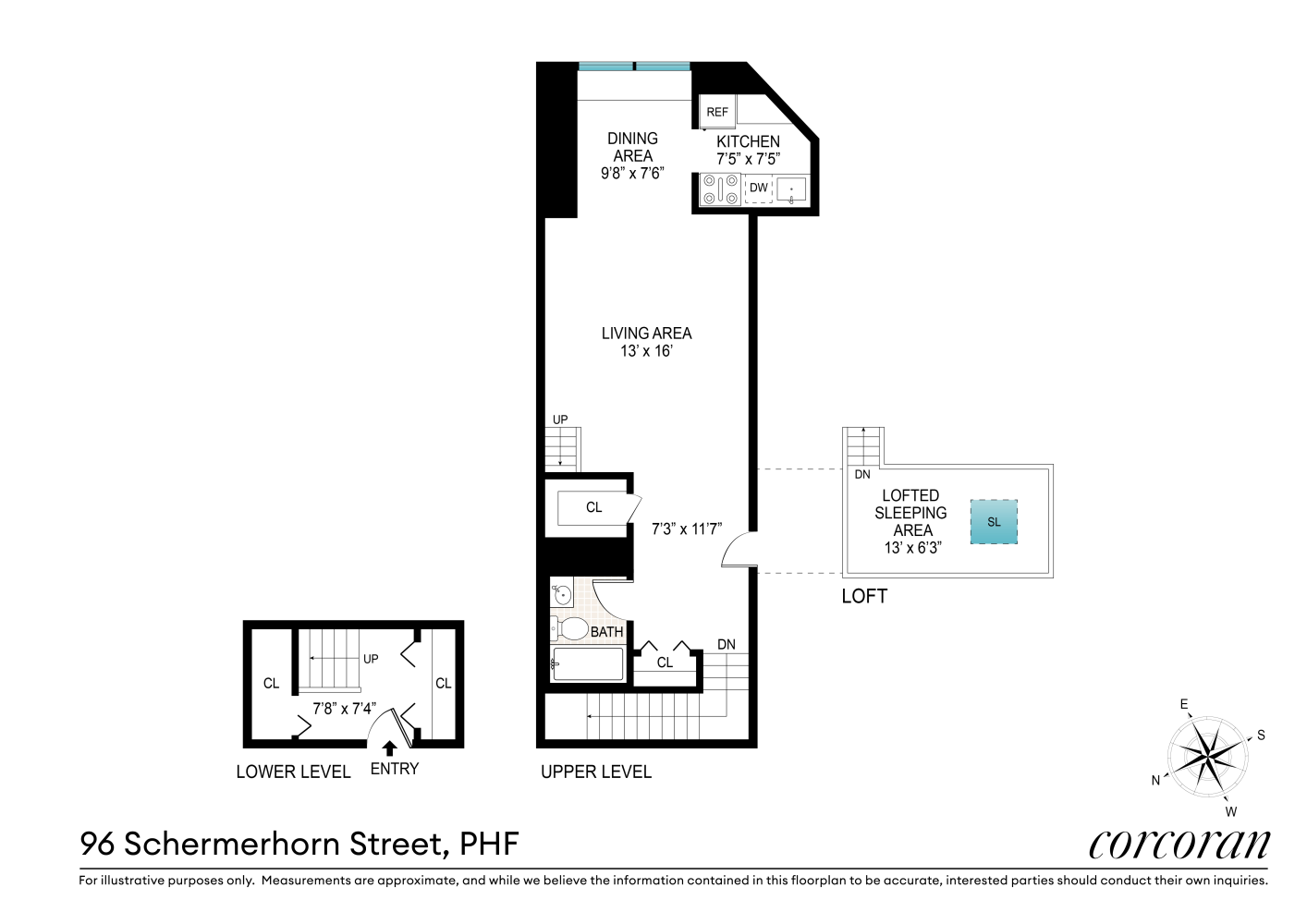 Floorplan for 96 Schermerhorn Street, PHF