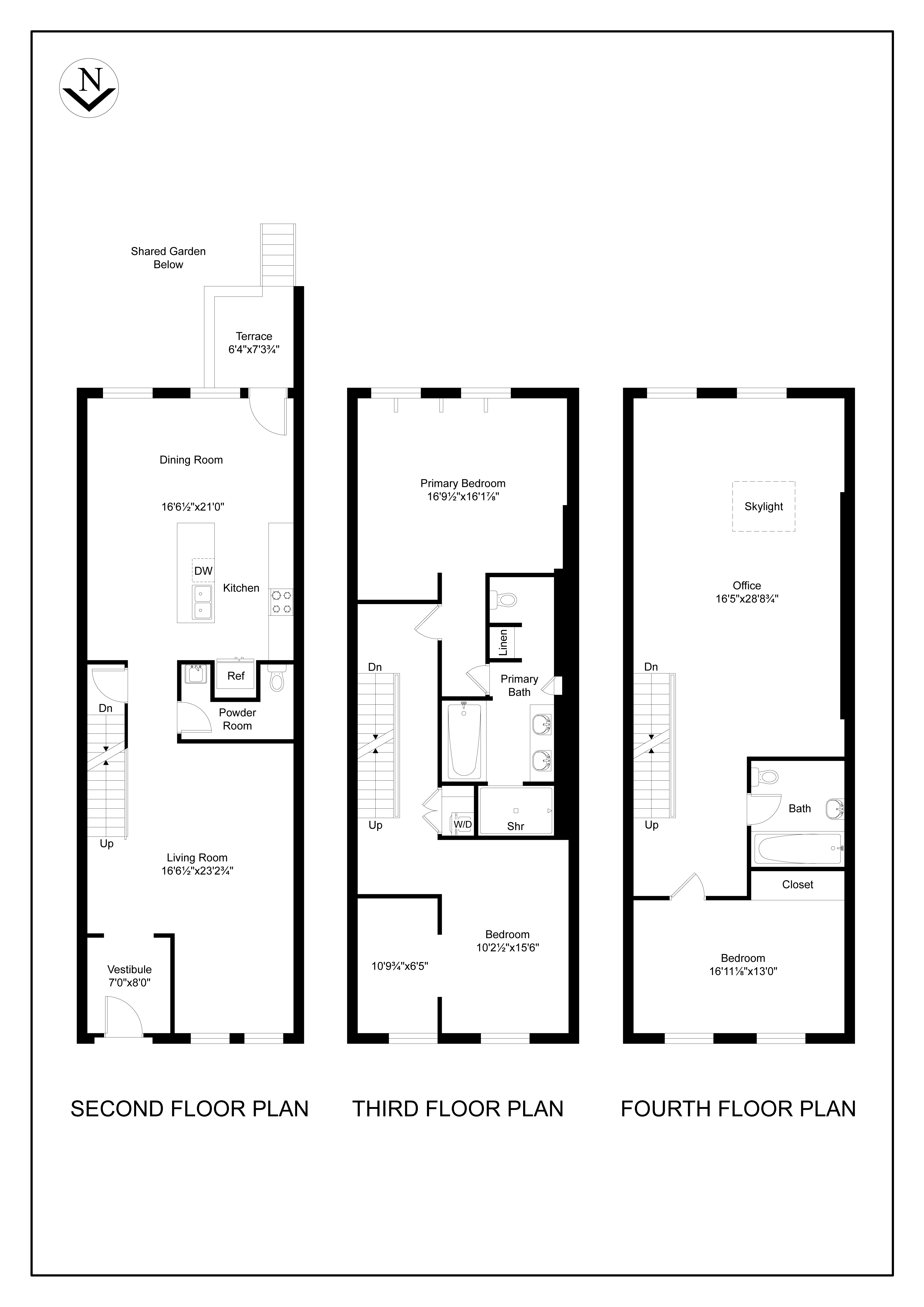 Floorplan for 106 West 119th Street, 2