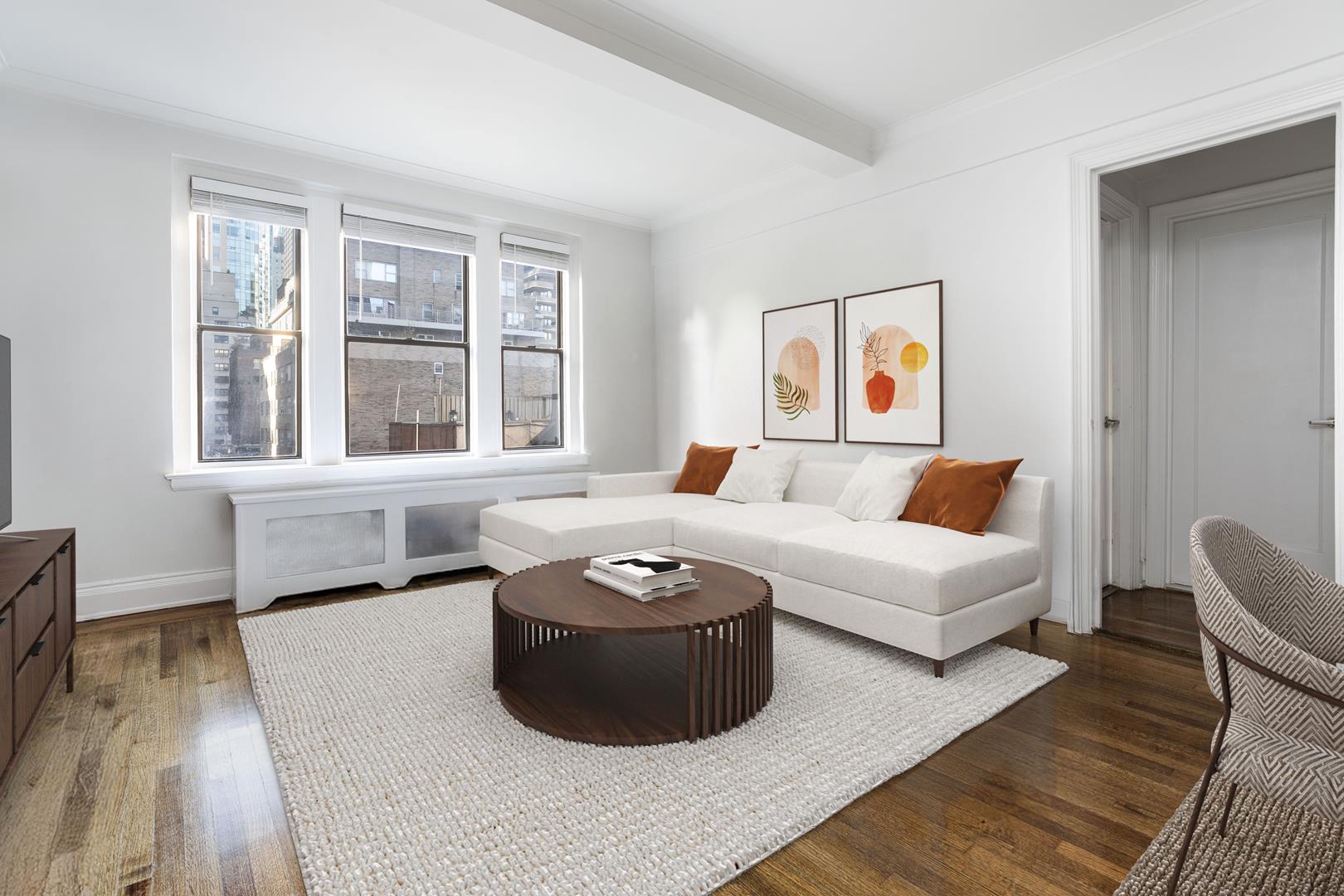 865 1st Avenue 9-D, Turtle Bay, Midtown East, NYC - 2 Bedrooms  
1 Bathrooms  
4 Rooms - 