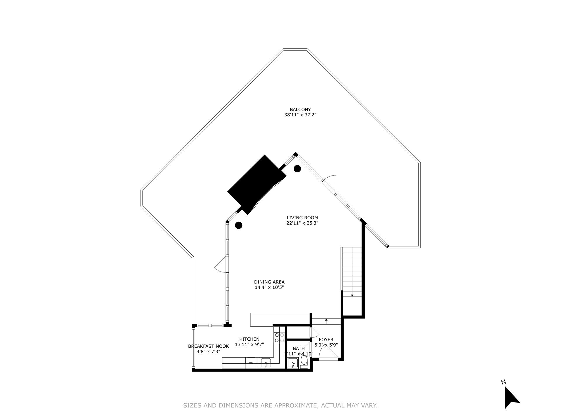 Floorplan for 200 East 61st Street, PH3