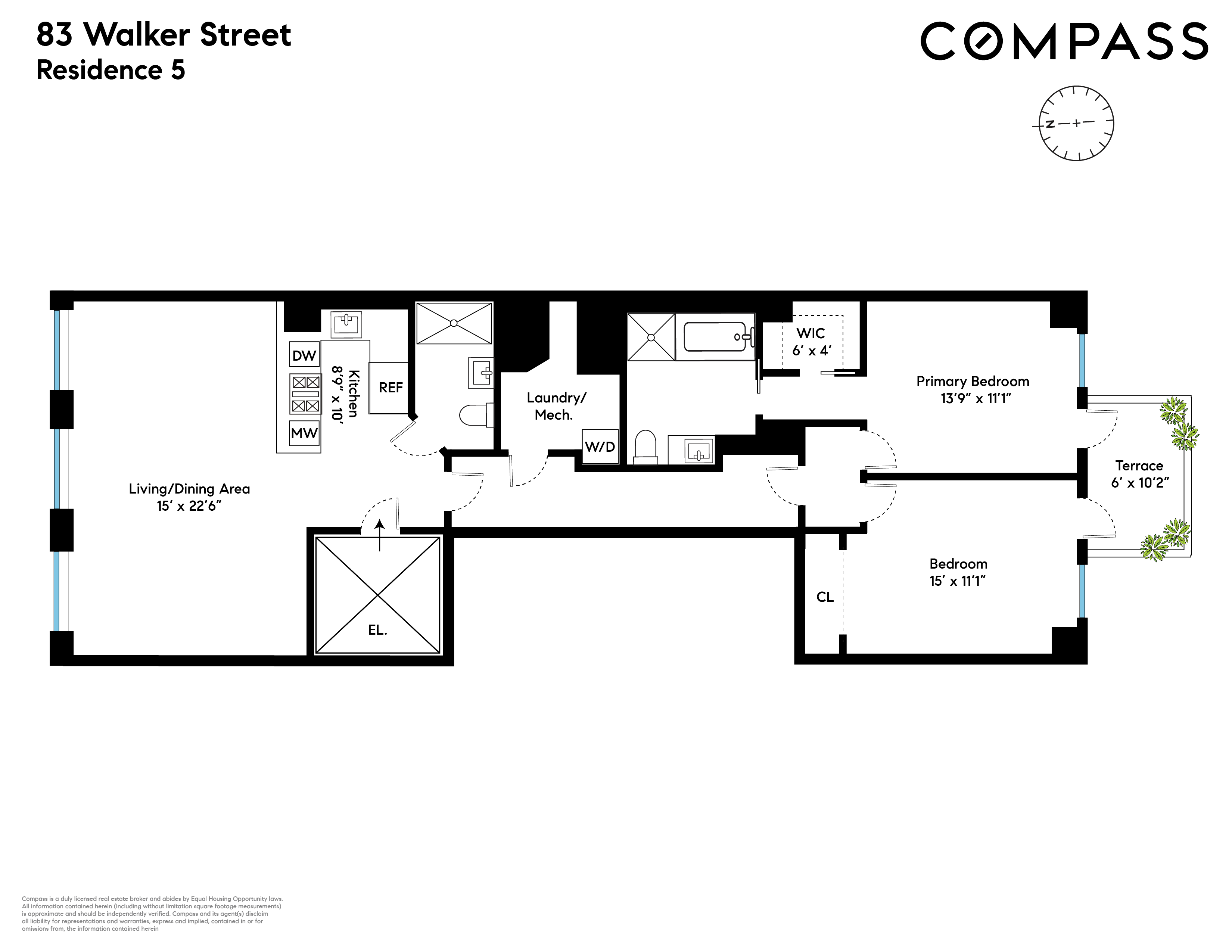 Floorplan for 83 Walker Street, 5