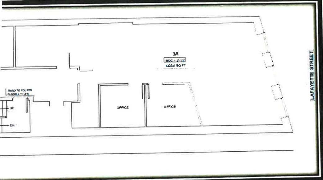 Floorplan for 250 Lafayette Street, 3A