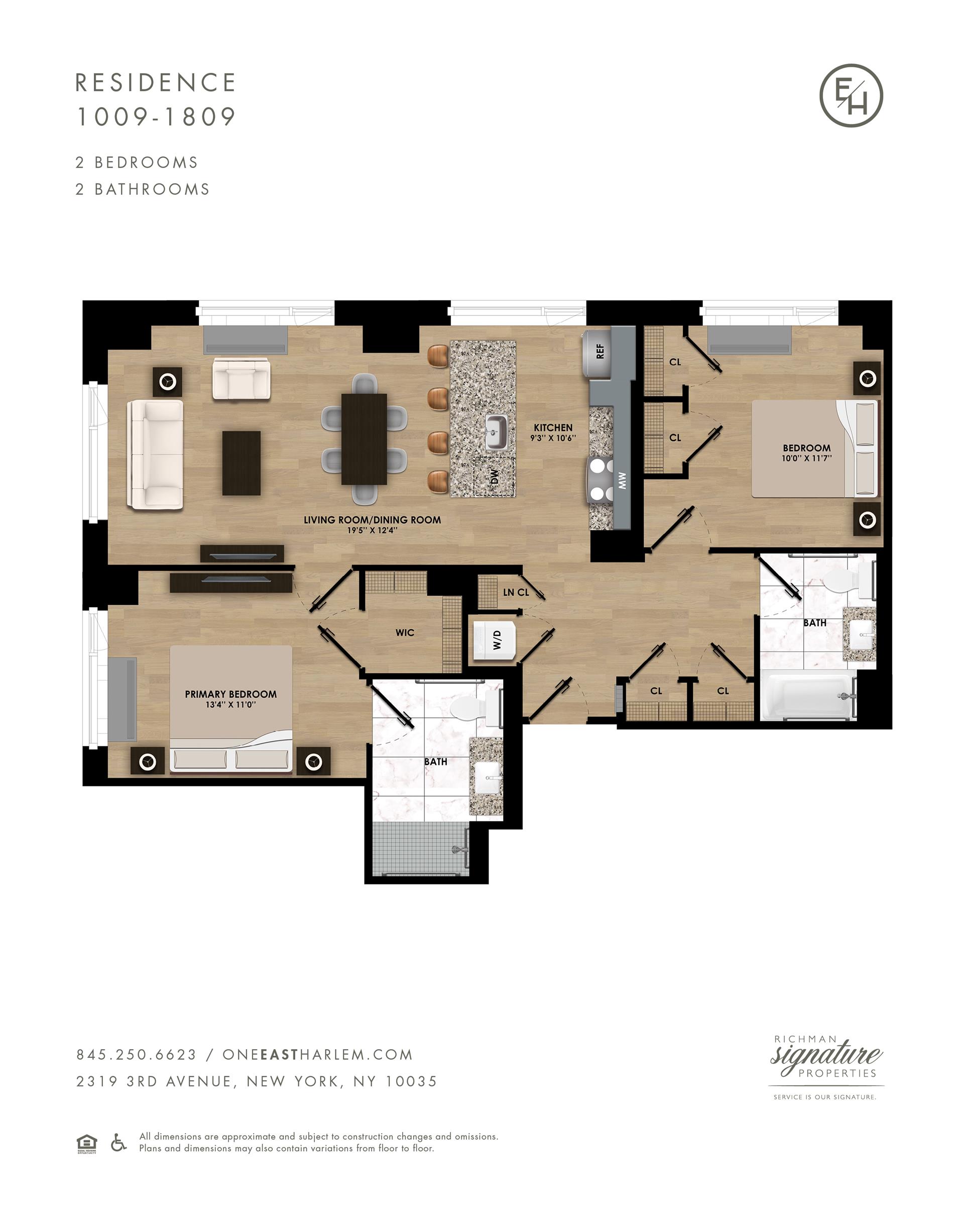 Floorplan for 2319 3rd Avenue, 1709