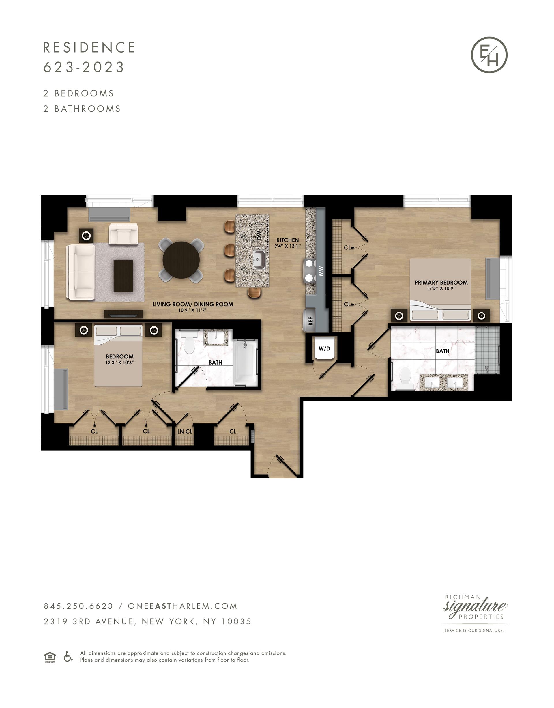 Floorplan for 2319 3rd Avenue, 823